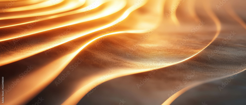Poster ripples of light and creativity express the essence of art and design in an abstract setting