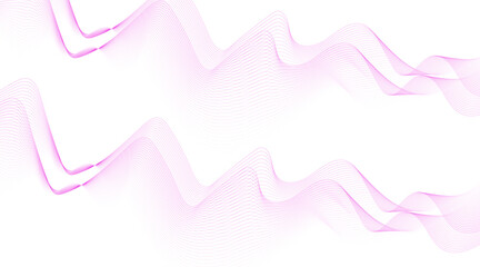 Abstract colorful wave element for design. Digital frequency track equalizer. Stylized line art background. Vector illustration. Wave with lines created using blend tool. Curved wavy line, smooth, 