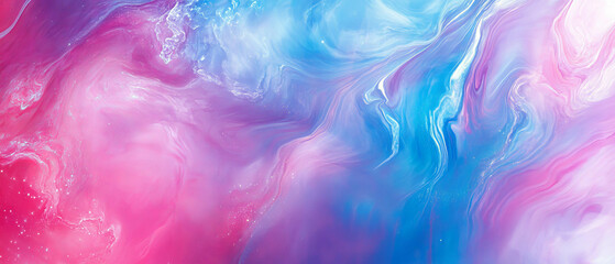 Obraz premium Holographic aurora background with magical colors for banners and creative projects