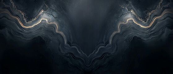 Obraz premium Textured onyx background with a central empty space and tactile banner for design projects