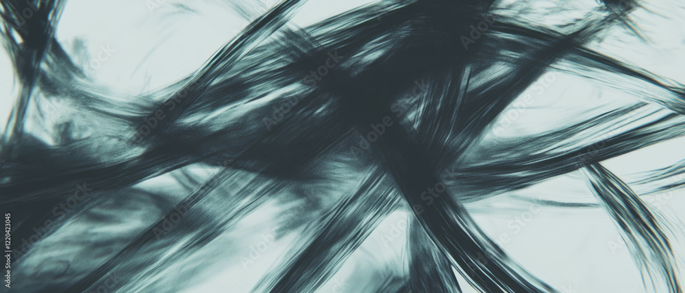 Poster dynamic abstraction of wires bending at high speeds with flowing shapes