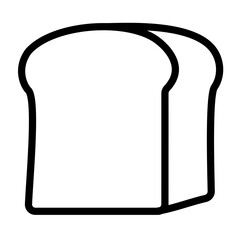 loaf of bread icon illustration