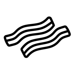 bacon icon illustration