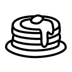 pancake vector illustration