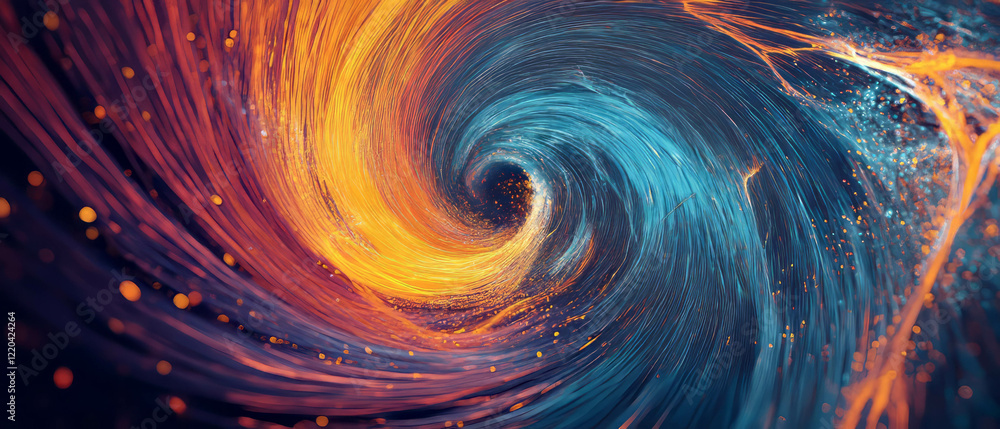 Poster wires illuminated in dynamic light tunnels representing speed and acceleration