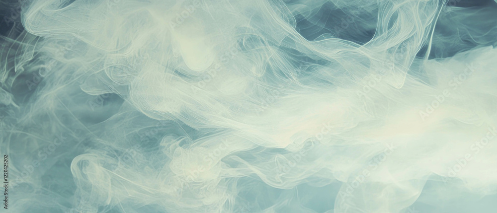 Poster abstract visualization of wires intertwined with smoke trails and dynamic speed effects