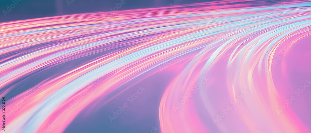 Poster abstract visualization of wires and smoke trails creating a dynamic atmospheric effect