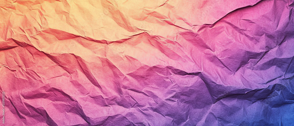 Poster wrinkled lined paper background with textured abstract design for branding needs