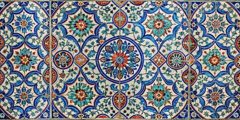 Intricate Ottoman Pattern Tile,arabesque designs
