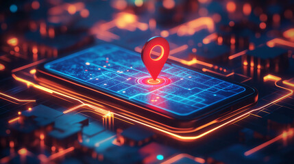 Futuristic Navigation Holographic Geolocation on a Smartphone