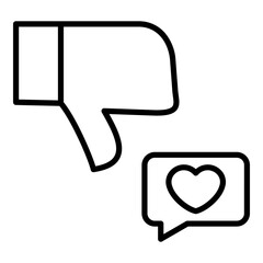 Fototapeta premium Bad Review Icon