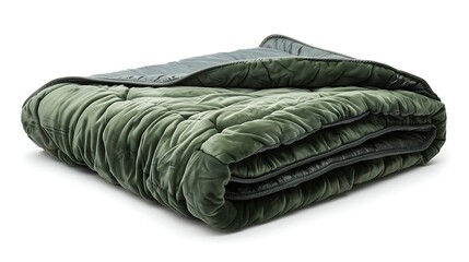 A weatherproof outdoor blanket with a soft fleece lining, centered on a white background.