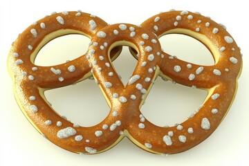 Deliciously Twisted Pretzel Treat Bakery Food Photography Bright Studio Close-Up Culinary Delight
