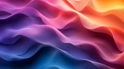 Obraz premium Abstract Colorful Waves Flowing Gradient Design