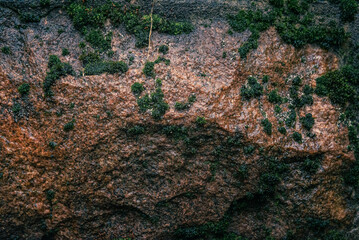 Old cracked stone