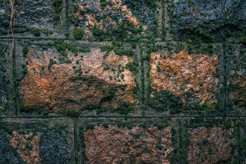 Old cracked stone