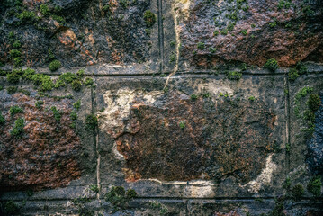 Old cracked stone