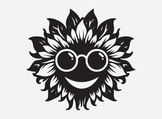 The Silly Shade Silhouette in the Dark with a Fun and Mysterious Shadow Background