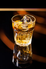 whiskey on the rocks