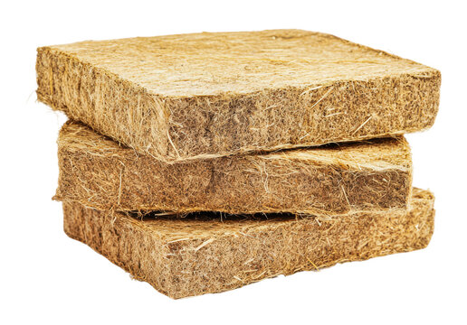 PNG Natural fiber building materials stacked for use