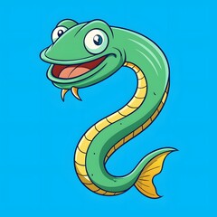 Fototapeta premium snake in the form of a snake