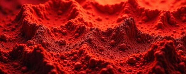 Earthy red soil texture with small red speckles, dirt texture, rustic soil