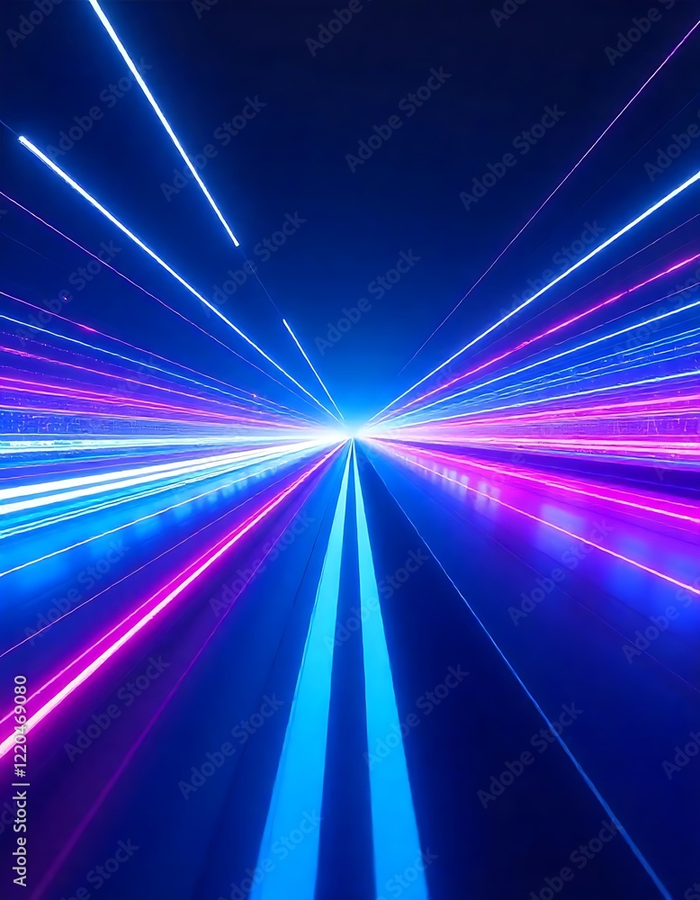 Aufkleber abastract modern blue curves and the waves of the sea range from soft to dark vector background flat