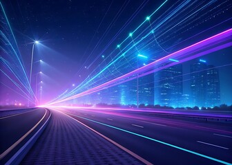 Obraz premium Abastract Modern Blue curves and the waves of the sea range from soft to dark vector background flat design style. Ai Generated