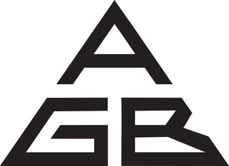 AGB Triangle logo design.eps