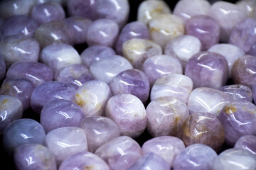 Lavender Amethyst Tumbled Stones