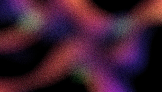Abstract Grany Textured Swirling Cosmic Nebula Background with Vibrant Hues of Purple, Red, and Green