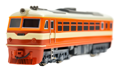 PNG Model train in vibrant colors on display