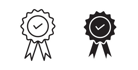 Accreditation icons pack for ui designs