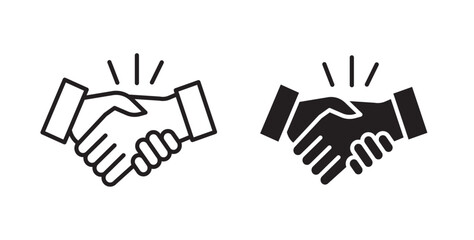 Business deal icons pack for ui designs