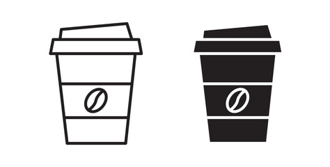 coffee cup icons pack for ui designs