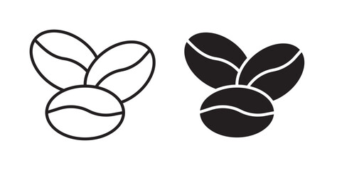 Coffee Bean icons pack for ui designs