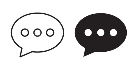 Comments icons pack for ui designs