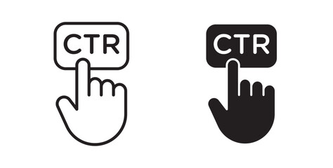 CTR icons pack for ui designs