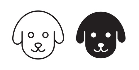Dog icons pack for ui designs