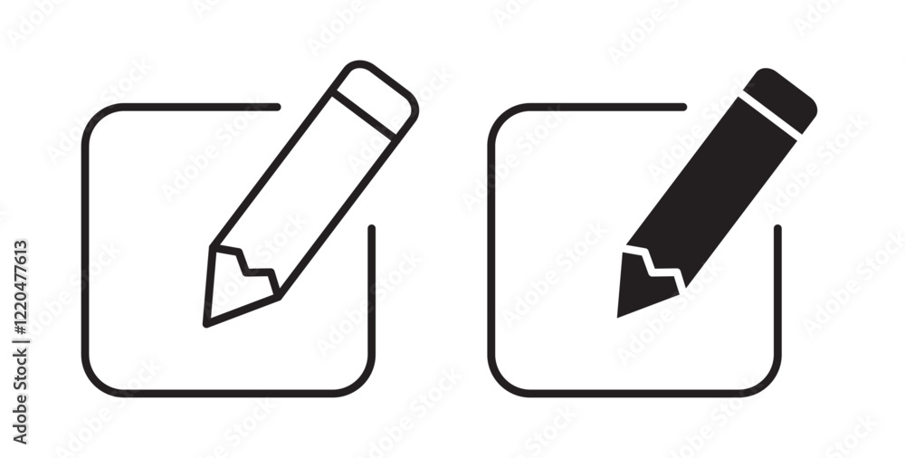 Poster edit icons pack for ui designs
