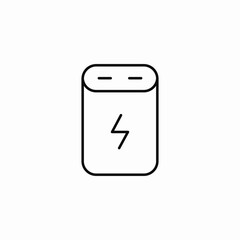 Battery power charge icon vector sign