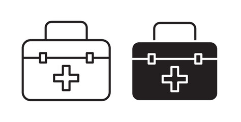Medical kit icons pack for ui designs