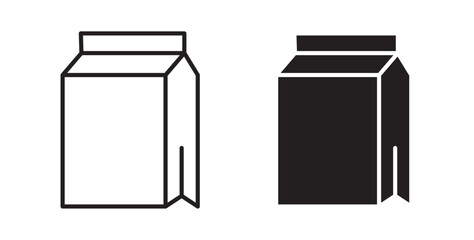 Paper bag icons pack for ui designs