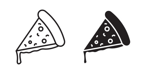 Pizza icons pack for ui designs