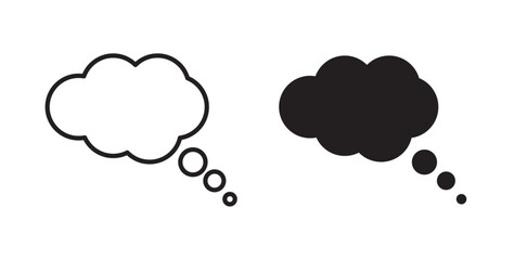 Think bubble icons pack for ui designs