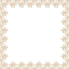 Garlic white onion pattern watercolor illustration on white background