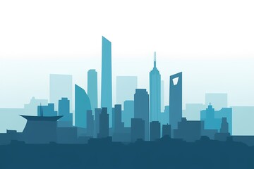 Naklejka premium city