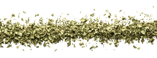 PNG Line of dried herbs on white background