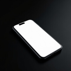 Blank white phone case mockup