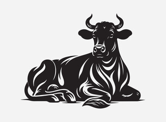 Black Sheep Silhouette Vector for Farm Design, Clipart, and Illustratio